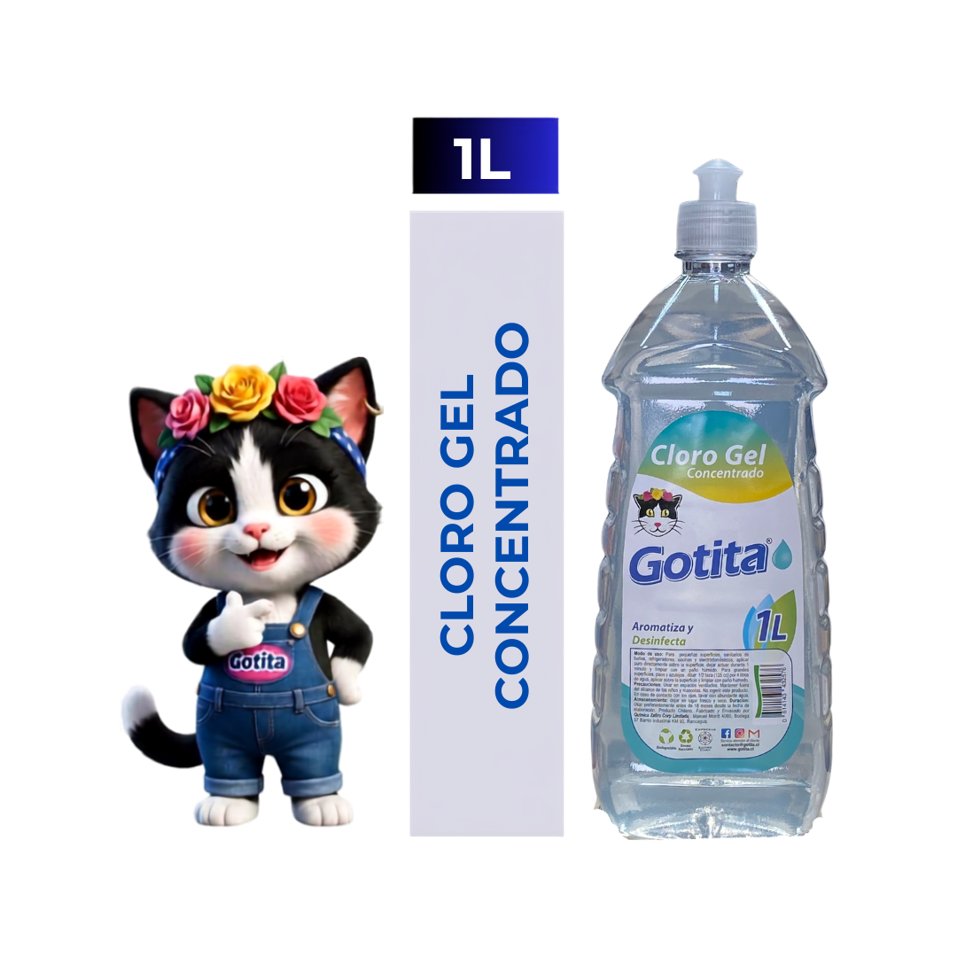 Cloro Gel Concentrado Gotita 1 litro
